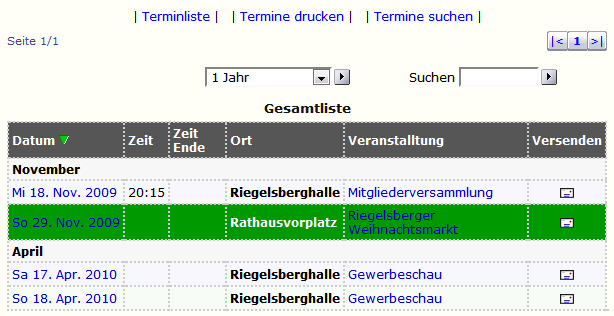 Terminkalender
